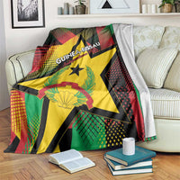 Guinea-Bissau Independence Day Blanket Coat Of Arms With Map - Wonder Print Shop