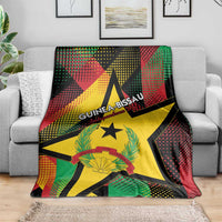 Guinea-Bissau Independence Day Blanket Coat Of Arms With Map - Wonder Print Shop