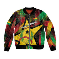 Personalized Guinea-Bissau Independence Day Bomber Jacket Coat Of Arms With Map - Wonder Print Shop