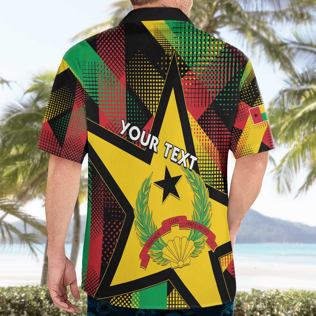 Personalized Guinea-Bissau Independence Day Hawaiian Shirt Coat Of Arms With Map - Wonder Print Shop