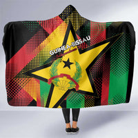 Guinea-Bissau Independence Day Hooded Blanket Coat Of Arms With Map - Wonder Print Shop