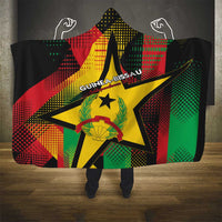 Guinea-Bissau Independence Day Hooded Blanket Coat Of Arms With Map - Wonder Print Shop