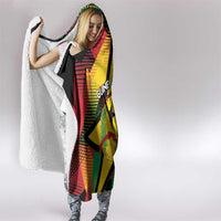 Guinea-Bissau Independence Day Hooded Blanket Coat Of Arms With Map - Wonder Print Shop