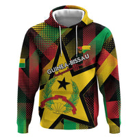 Personalized Guinea-Bissau Independence Day Hoodie Coat Of Arms With Map - Wonder Print Shop
