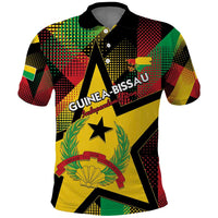 Personalized Guinea-Bissau Independence Day Polo Shirt Coat Of Arms With Map - Wonder Print Shop
