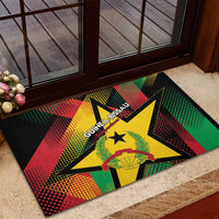 Guinea-Bissau Independence Day Rubber Doormat Coat Of Arms With Map - Wonder Print Shop