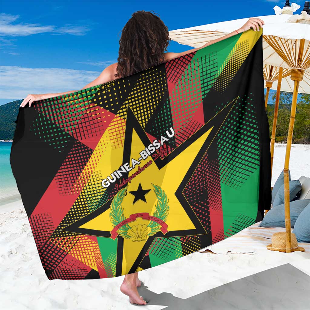 Guinea-Bissau Independence Day Sarong Coat Of Arms With Map - Wonder Print Shop