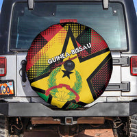 Guinea-Bissau Independence Day Spare Tire Cover Coat Of Arms With Map - Wonder Print Shop