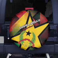 Guinea-Bissau Independence Day Spare Tire Cover Coat Of Arms With Map - Wonder Print Shop