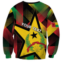 Personalized Guinea-Bissau Independence Day Sweatshirt Coat Of Arms With Map - Wonder Print Shop