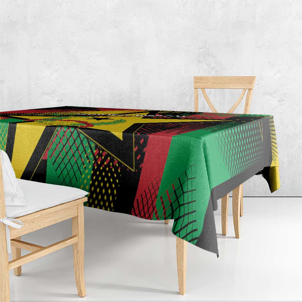 Guinea-Bissau Independence Day Tablecloth Coat Of Arms With Map - Wonder Print Shop