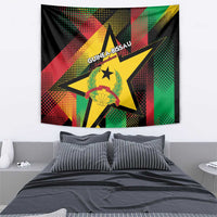 Guinea-Bissau Independence Day Tapestry Coat Of Arms With Map - Wonder Print Shop
