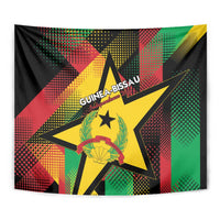 Guinea-Bissau Independence Day Tapestry Coat Of Arms With Map - Wonder Print Shop