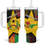 Personalized Guinea-Bissau Independence Day Tumbler With Handle Coat Of Arms With Map - Wonder Print Shop