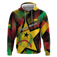 Personalized Guinea-Bissau Independence Day Zip Hoodie Coat Of Arms With Map - Wonder Print Shop