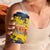 Personalized Chad Republic Day 4 in 1 Can Cooler Tumbler Coat Of Arms - Grunge Style - Wonder Print Shop