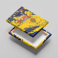 Chad Republic Day Canvas Wall Art Coat Of Arms - Grunge Style - Wonder Print Shop