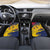 Chad Republic Day Car Mats Coat Of Arms - Grunge Style - Wonder Print Shop