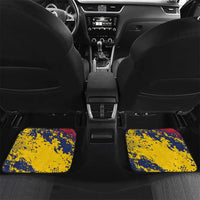 Chad Republic Day Car Mats Coat Of Arms - Grunge Style - Wonder Print Shop