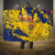 Chad Republic Day Hooded Blanket Coat Of Arms - Grunge Style - Wonder Print Shop