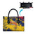 Chad Republic Day Leather Bag Coat Of Arms - Grunge Style - Wonder Print Shop