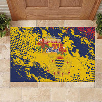 Chad Republic Day Rubber Doormat Coat Of Arms - Grunge Style - Wonder Print Shop