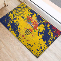 Chad Republic Day Rubber Doormat Coat Of Arms - Grunge Style - Wonder Print Shop