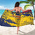 Chad Republic Day Sarong Coat Of Arms - Grunge Style - Wonder Print Shop