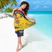 Chad Republic Day Sarong Coat Of Arms - Grunge Style - Wonder Print Shop