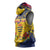 Personalized Chad Republic Day Sleeveless Hoodie Coat Of Arms - Grunge Style - Wonder Print Shop
