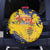 Chad Republic Day Spare Tire Cover Coat Of Arms - Grunge Style - Wonder Print Shop