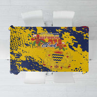 Chad Republic Day Tablecloth Coat Of Arms - Grunge Style - Wonder Print Shop