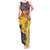 Personalized Chad Republic Day Tank Maxi Dress Coat Of Arms - Grunge Style - Wonder Print Shop
