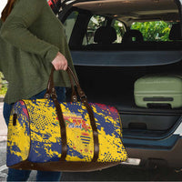 Chad Republic Day Travel Bag Coat Of Arms - Grunge Style - Wonder Print Shop