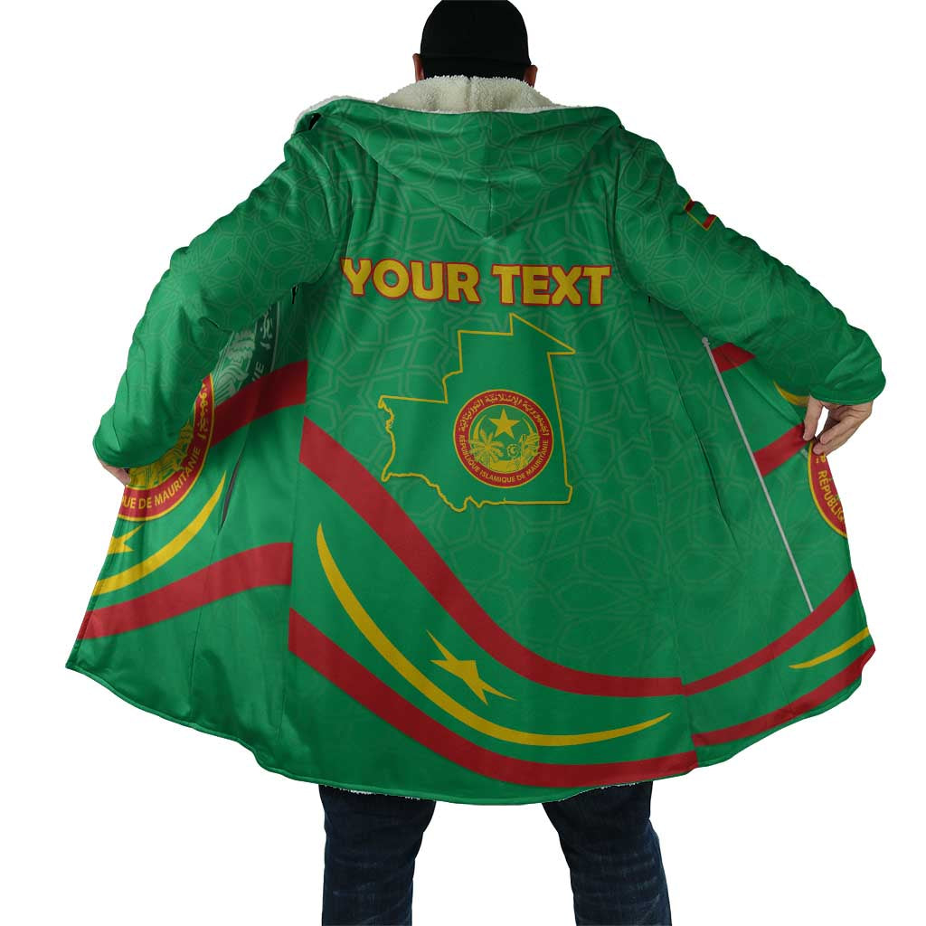 Personalized Mauritania Independence Day Cloak Coat Of Arms With Map - Wonder Print Shop