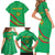 Personalized Mauritania Independence Day Family Matching Short Sleeve Bodycon Dress and Hawaiian Shirt Coat Of Arms With Map - Wonder Print Shop
