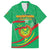 Personalized Mauritania Independence Day Family Matching Short Sleeve Bodycon Dress and Hawaiian Shirt Coat Of Arms With Map - Wonder Print Shop