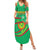 Personalized Mauritania Independence Day Family Matching Summer Maxi Dress and Hawaiian Shirt Coat Of Arms With Map - Wonder Print Shop
