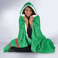 Mauritania Independence Day Hooded Blanket Coat Of Arms With Map - Wonder Print Shop