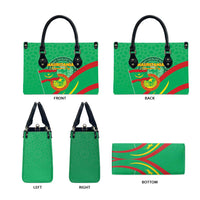Mauritania Independence Day Leather Bag Coat Of Arms With Map - Wonder Print Shop