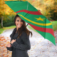 Mauritania Independence Day Umbrella Coat Of Arms With Map - Wonder Print Shop