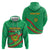 Personalized Mauritania Independence Day Zip Hoodie Coat Of Arms With Map - Wonder Print Shop