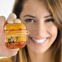 Mauritania Sahara AirPods Case Camel With Map - Wonder Print Shop