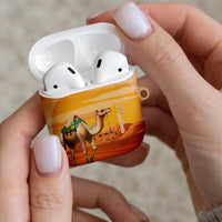 Mauritania Sahara AirPods Case Camel With Map - Wonder Print Shop