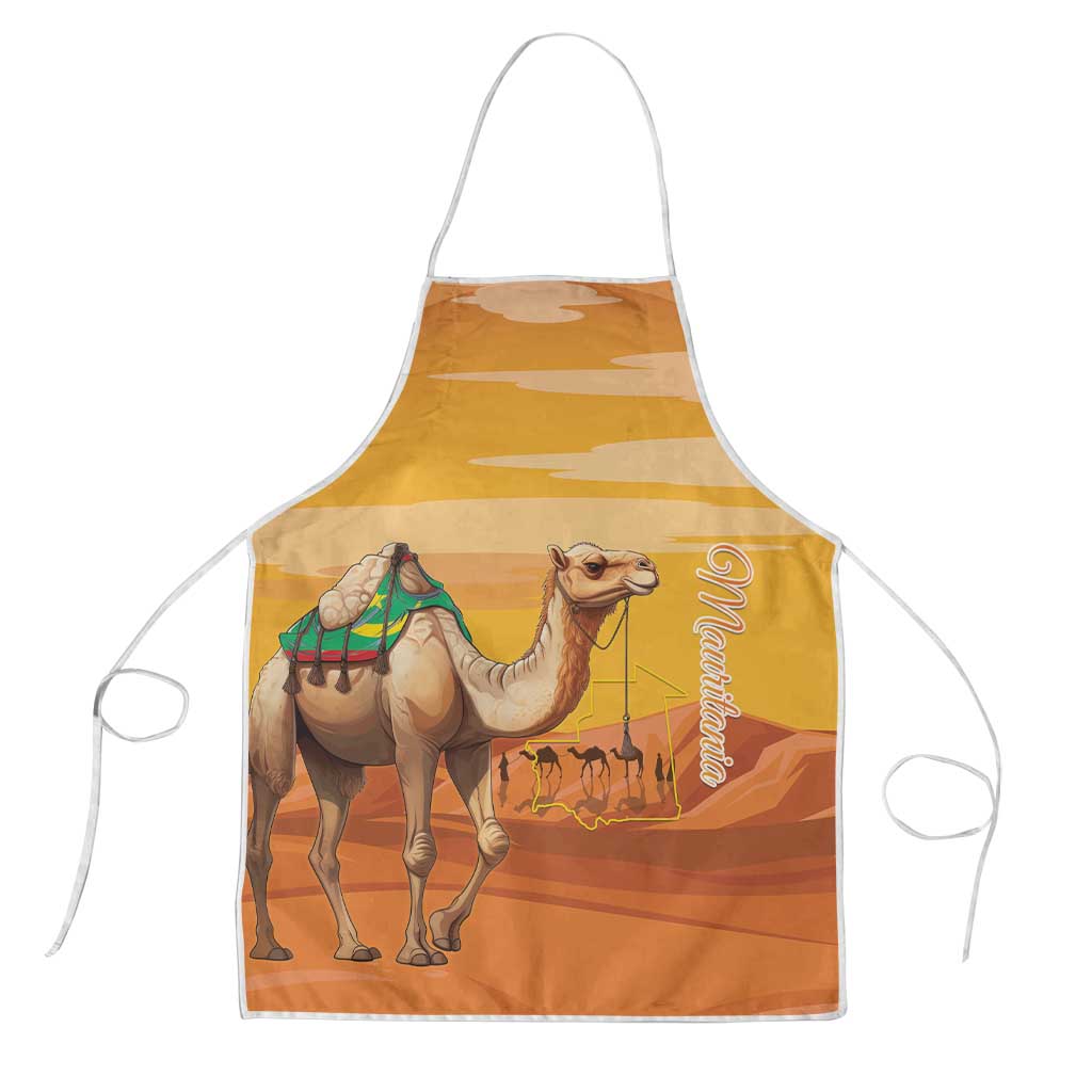 Mauritania Sahara Apron Camel With Map - Wonder Print Shop