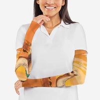 Mauritania Sahara Arm Sleeves Camel With Map - Wonder Print Shop