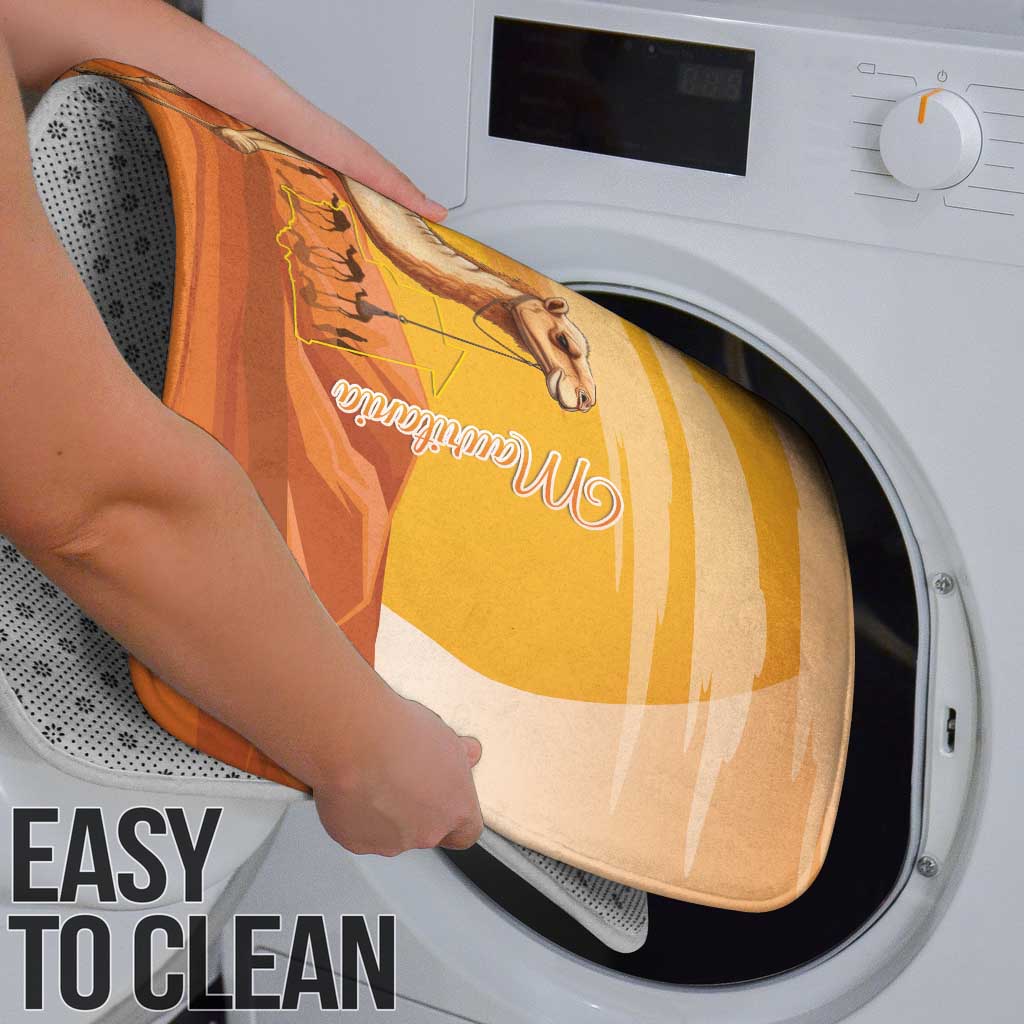 Mauritania Sahara Bathroom Set Camel With Map - Wonder Print Shop