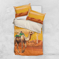 Mauritania Sahara Bedding Set Camel With Map - Wonder Print Shop