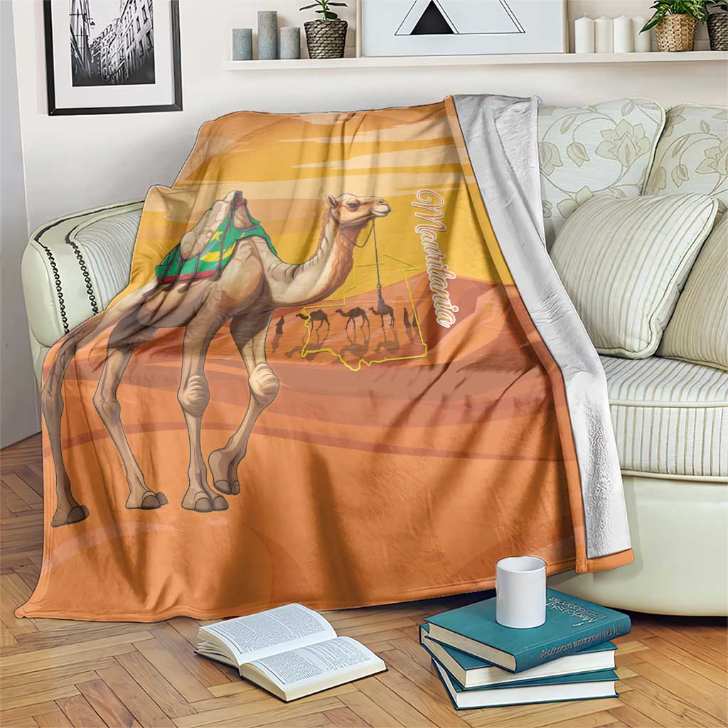 Mauritania Sahara Blanket Camel With Map - Wonder Print Shop