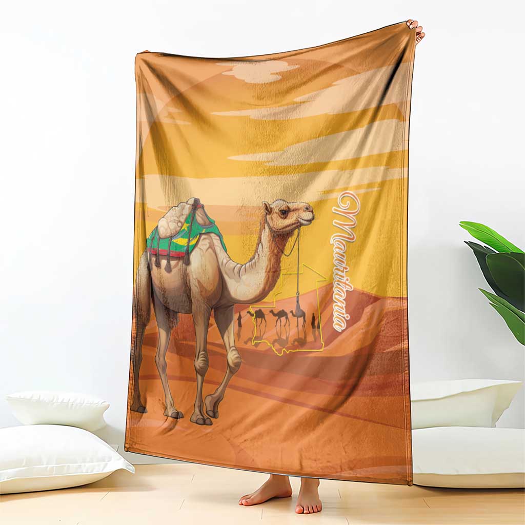 Mauritania Sahara Blanket Camel With Map - Wonder Print Shop